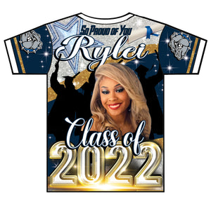 "Rylei" Custom Designed Graduation 3D shirt