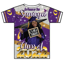 Load image into Gallery viewer, &quot;Sanieya&quot; Custom Designed Graduation 3D shirt

