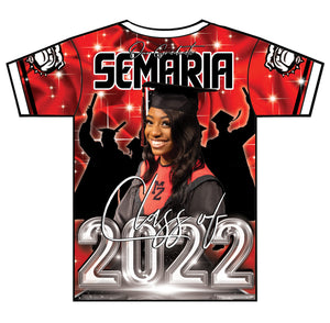 "Semaria" Custom Designed Graduation 3D shirt
