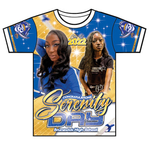 "Serenity" Custom Designed Graduation 3D shirt
