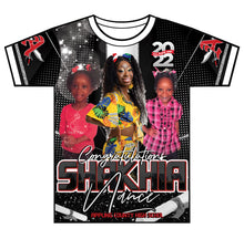 Load image into Gallery viewer, &quot;Shakhia&quot; Custom Designed Graduation 3D shirt
