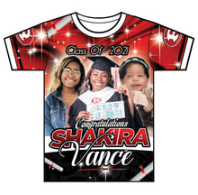 Load image into Gallery viewer, &quot;Shakira Vance&quot; Custom Designed Graduation 3D shirt
