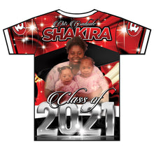 Load image into Gallery viewer, &quot;Shakira Vance&quot; Custom Designed Graduation 3D shirt
