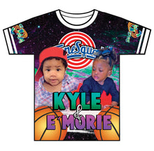 Load image into Gallery viewer, &quot;Space Jam&quot; Custom Designed Birthday 3D shirt
