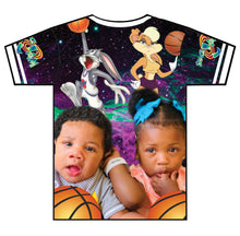 Load image into Gallery viewer, &quot;Space Jam&quot; Custom Designed Birthday 3D shirt
