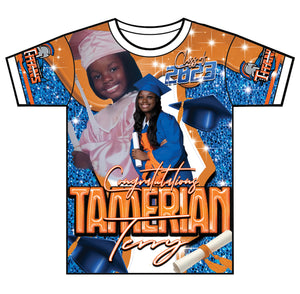"Tamerian" Custom Designed Graduation 3D shirt