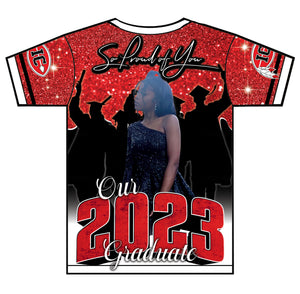 "Trefanni" Custom Designed Graduation 3D shirt
