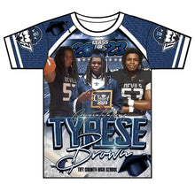 Load image into Gallery viewer, &quot;Tyrese Brown&quot; Custom Designed Graduation 3D shirt
