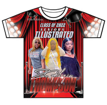 Load image into Gallery viewer, &quot;Seniors Illustrated&quot; Custom Designed Graduation 3D shirt
