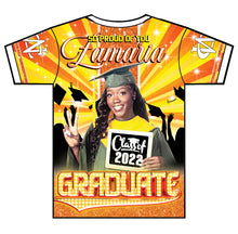 Load image into Gallery viewer, &quot;Zamaria&quot; Custom Designed Graduation 3D shirt

