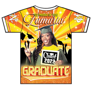 "Zamaria" Custom Designed Graduation 3D shirt
