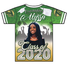 Load image into Gallery viewer, &quot;Homecoming Queen&quot; Custom Designed Graduation 3D shirt
