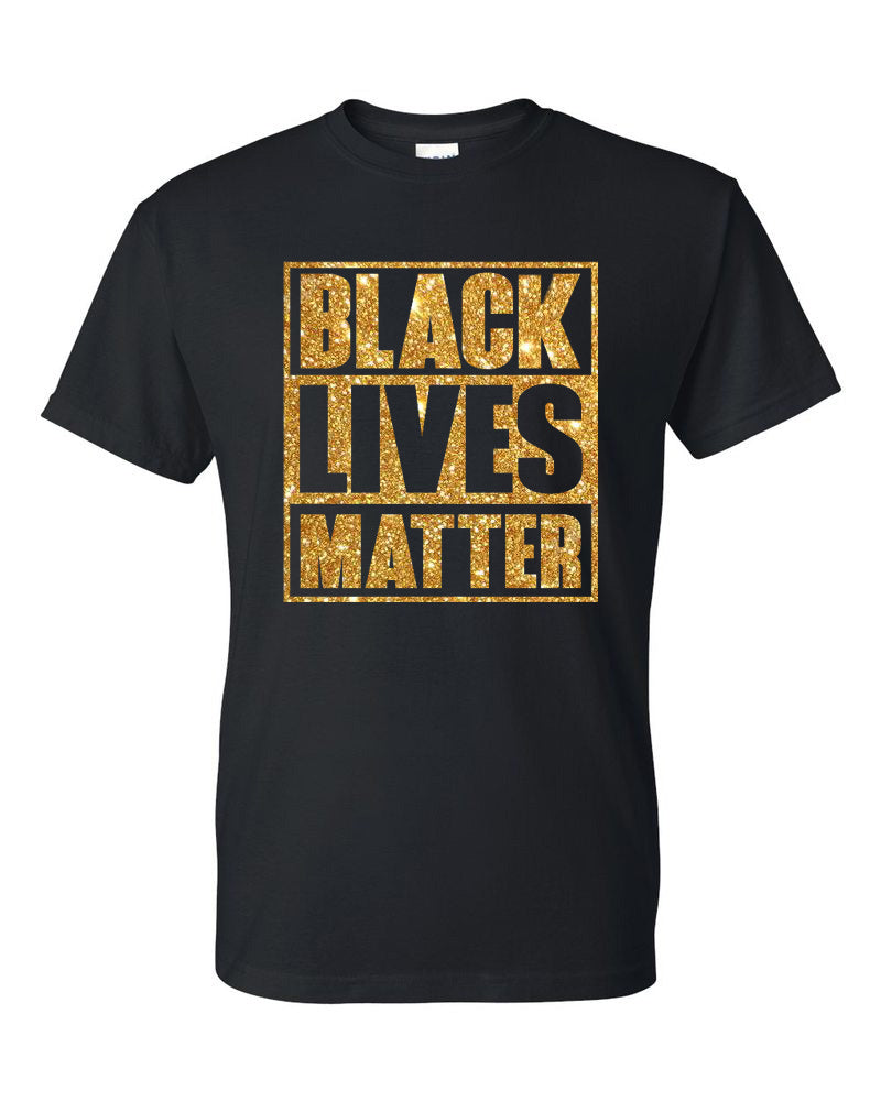 Black Lives Matter (Gold Glitter)
