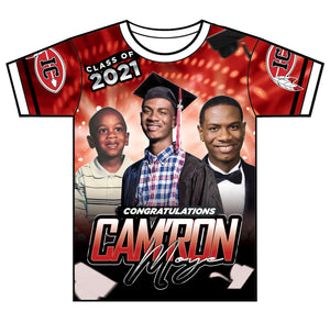 "Cam'Ron Moye" Custom Designed Graduation 3D shirt