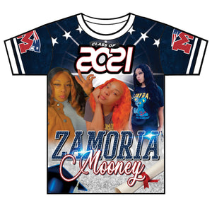 "Zamoria" Custom Designed Graduation 3D shirt