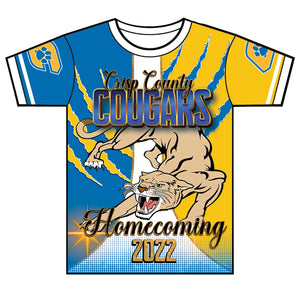 "Homecoming" Custom Designed Class Reunion 3D shirt