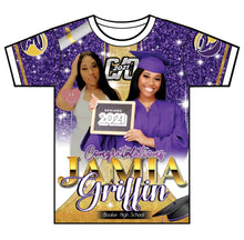Load image into Gallery viewer, &quot;Mia Griffin&quot; Custom Designed Graduation 3D shirt
