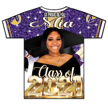 Load image into Gallery viewer, &quot;Mia Griffin&quot; Custom Designed Graduation 3D shirt
