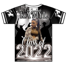 Load image into Gallery viewer, &quot;Ka&#39;myl&quot; Custom Designed Graduation 3D shirt

