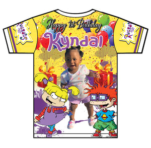 "Rugrats" Custom Designed Birthday 3D shirt